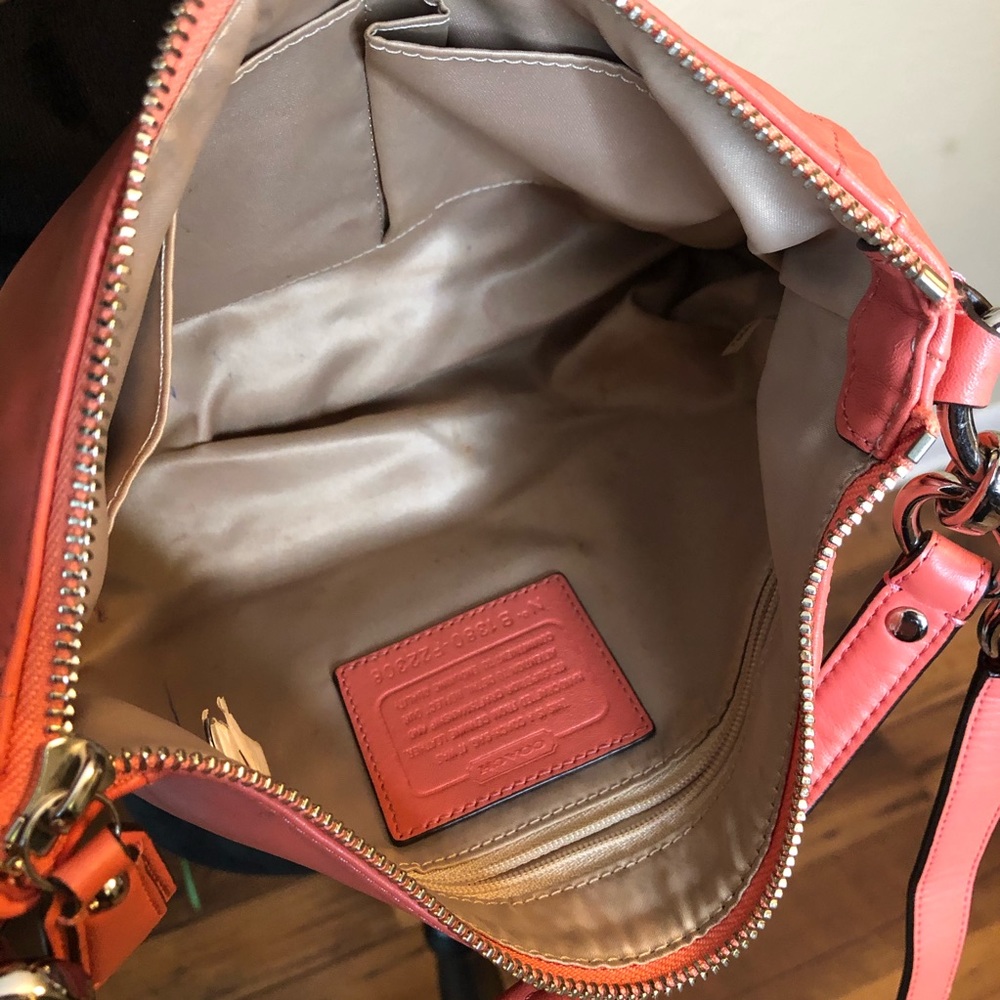 COACH Kristin Leather East West Rose Crossbody Bag ONLY - Picture 9 of 13
